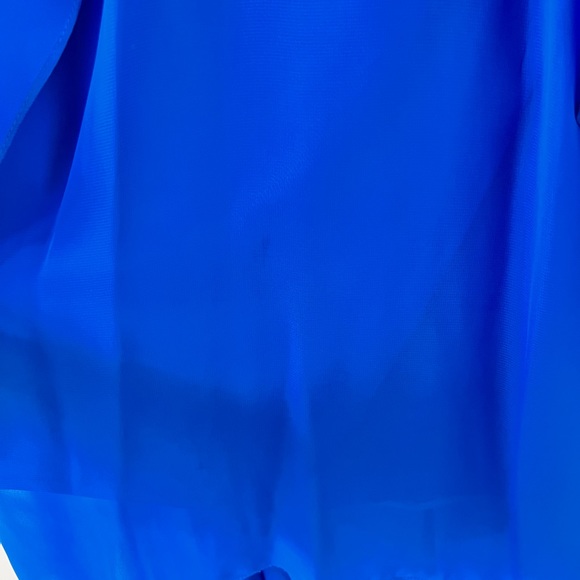 Blue Cache High-Low Dress - 4 - Picture 5 of 6